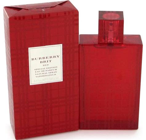 burberry red &|Burberry red perfume.